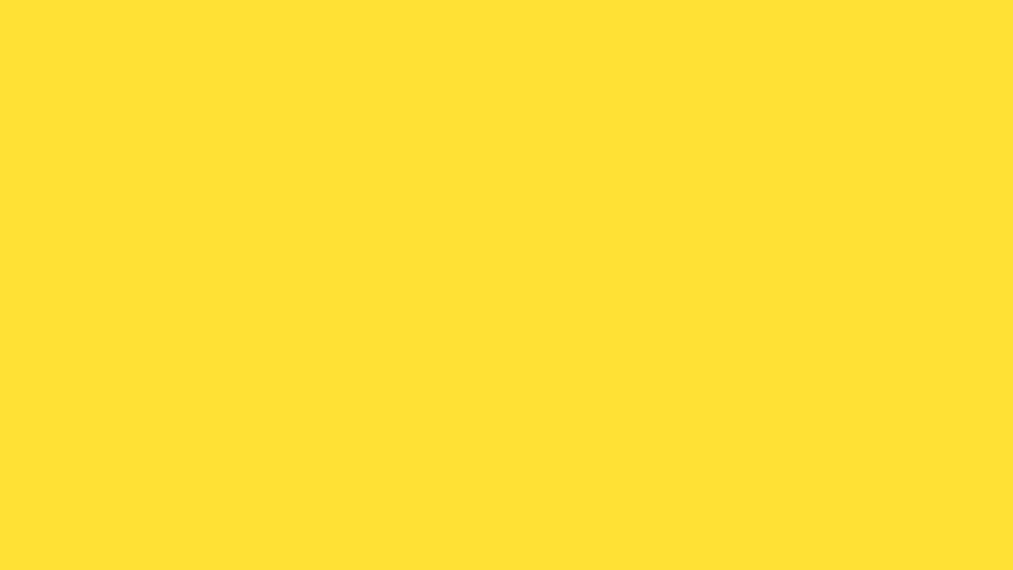 Banana Yellow solid color background preview (#FFE135)
