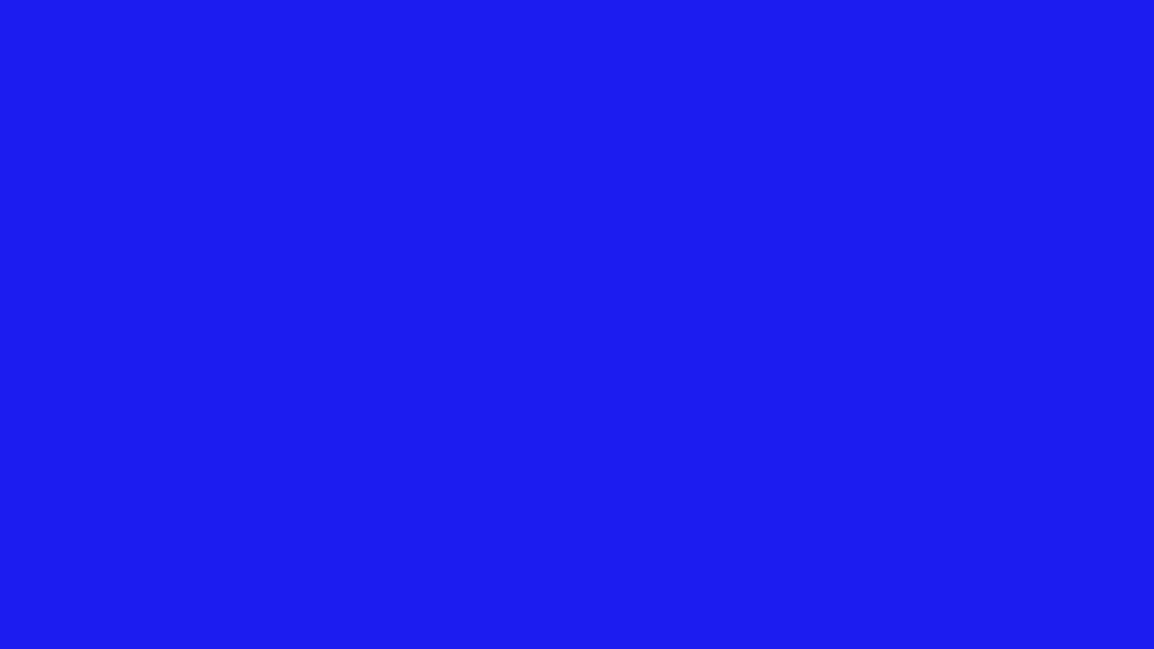 Bluebonnet solid color background preview (#1C1CF0)
