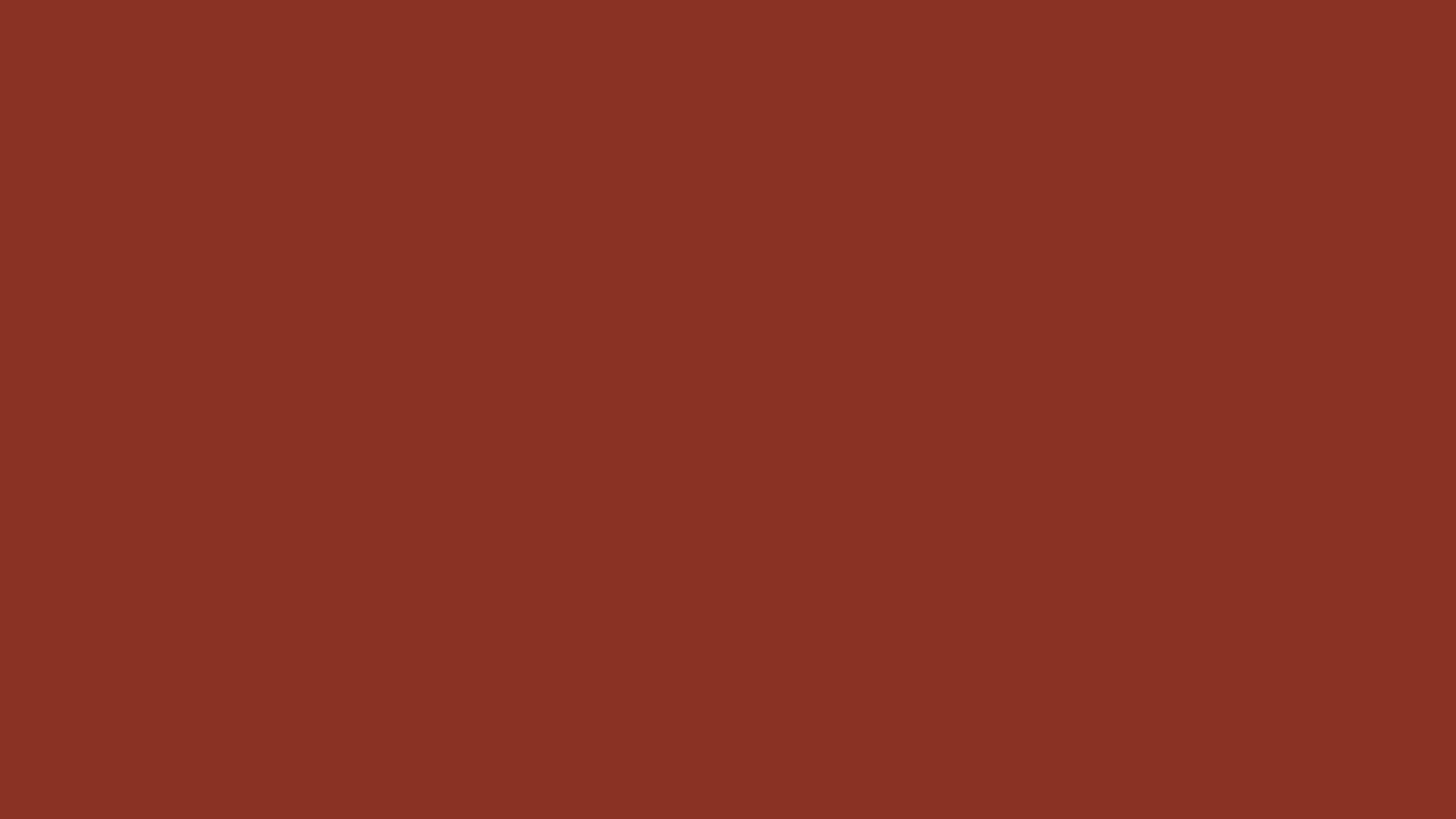Burnt Umber solid color background preview (#8A3324)