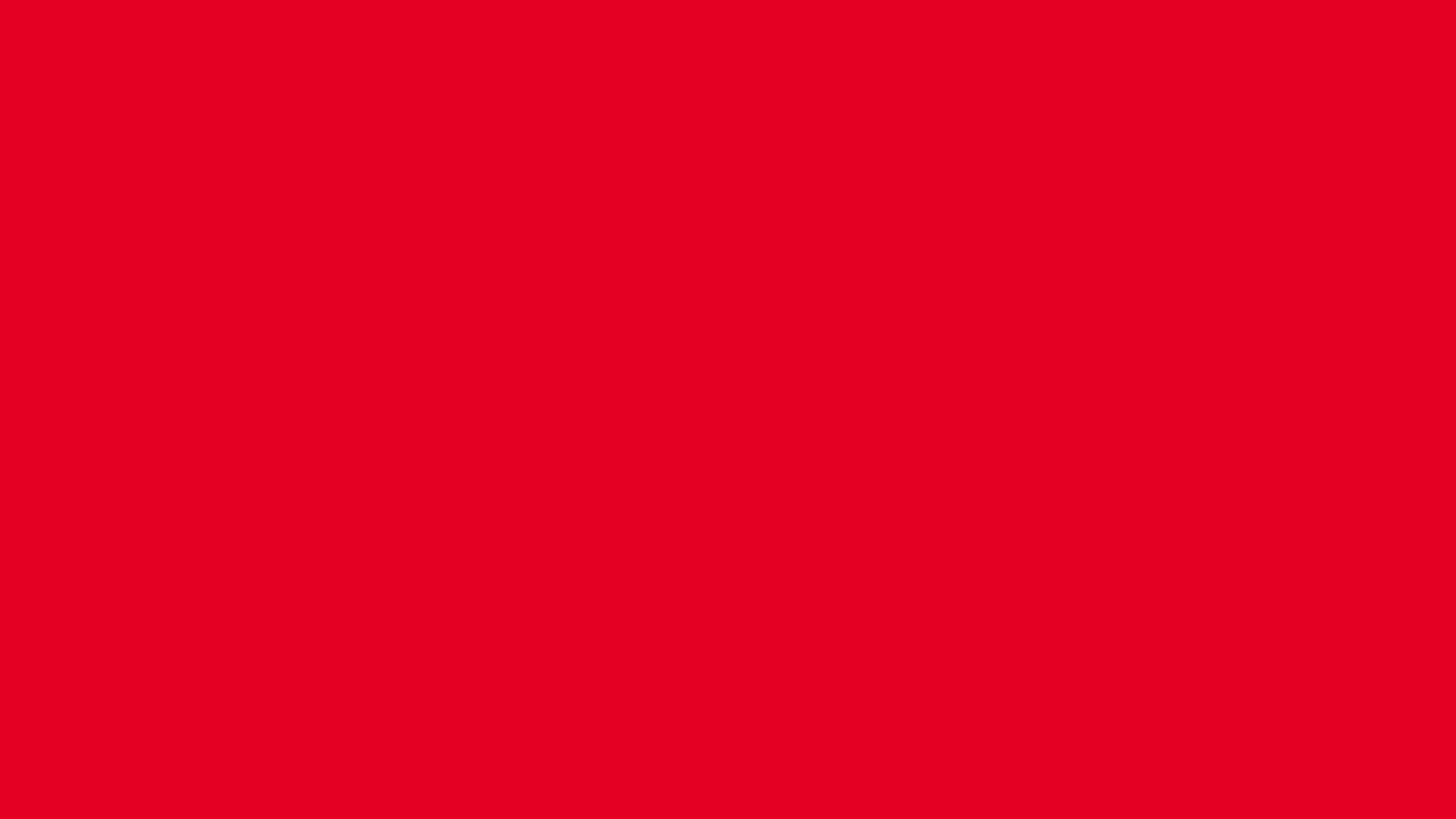 Cadmium Red solid color background preview (#E30022)