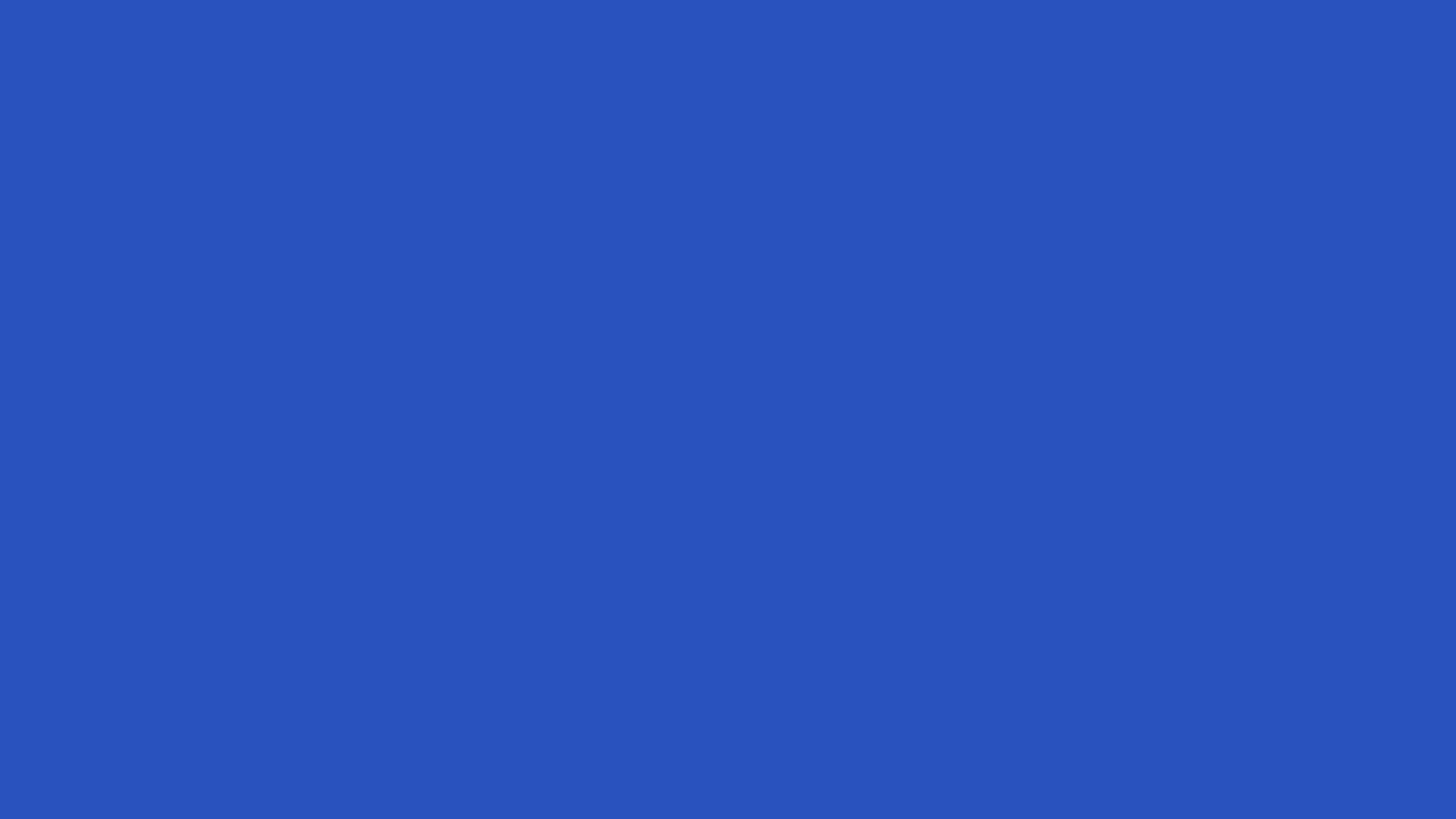 Cerulean Blue solid color background preview (#2A52BE)
