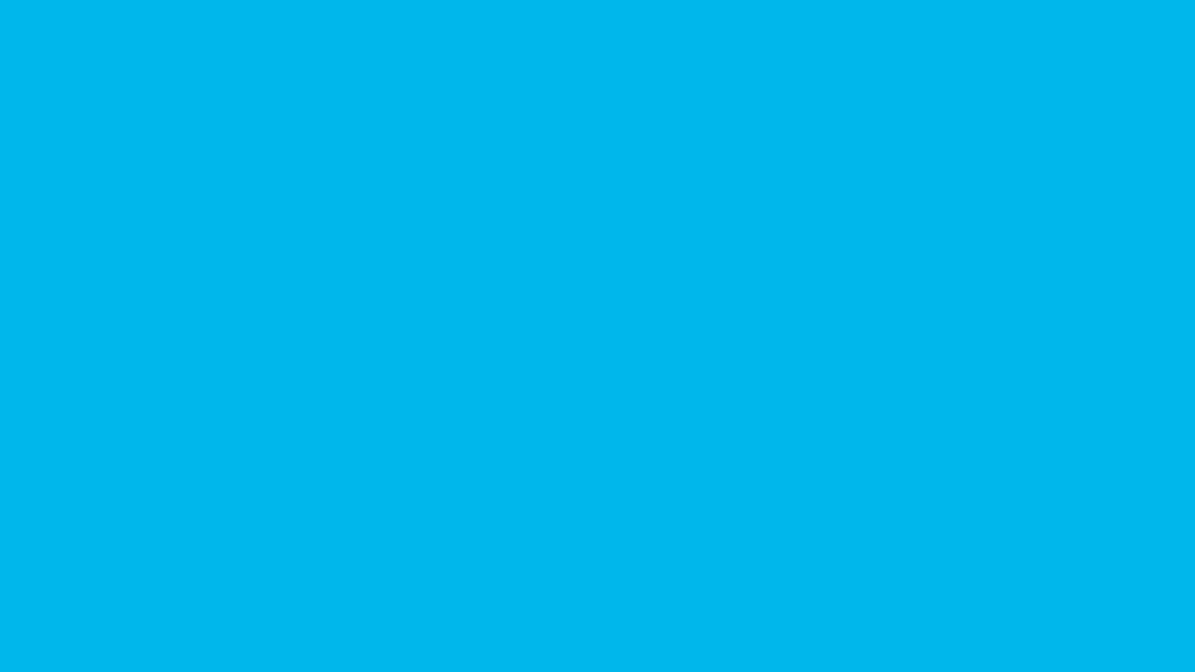 Cyan (Process) solid color background preview (#00B7EB)