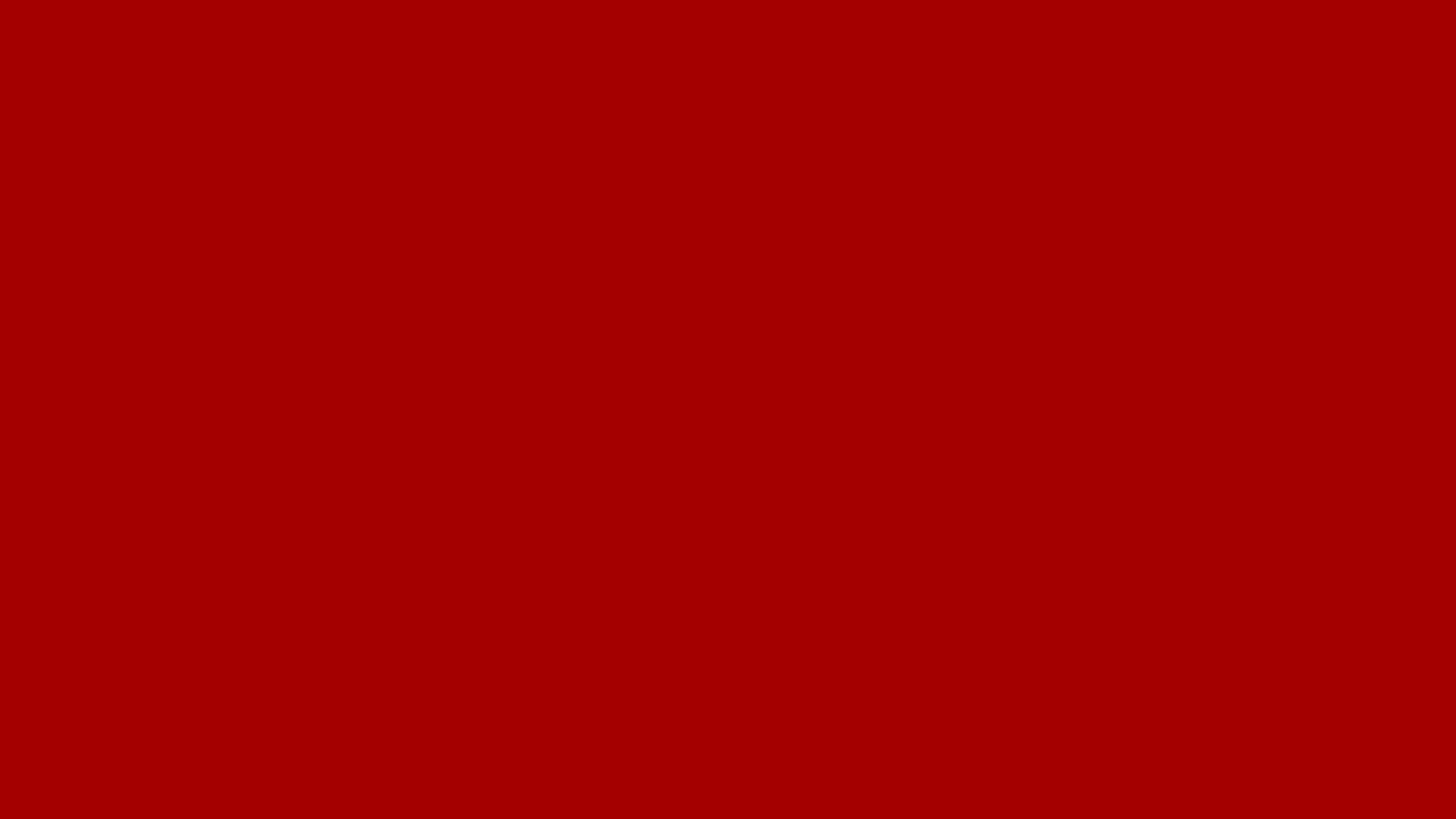 Dark Candy Apple Red solid color background preview (#A40000)