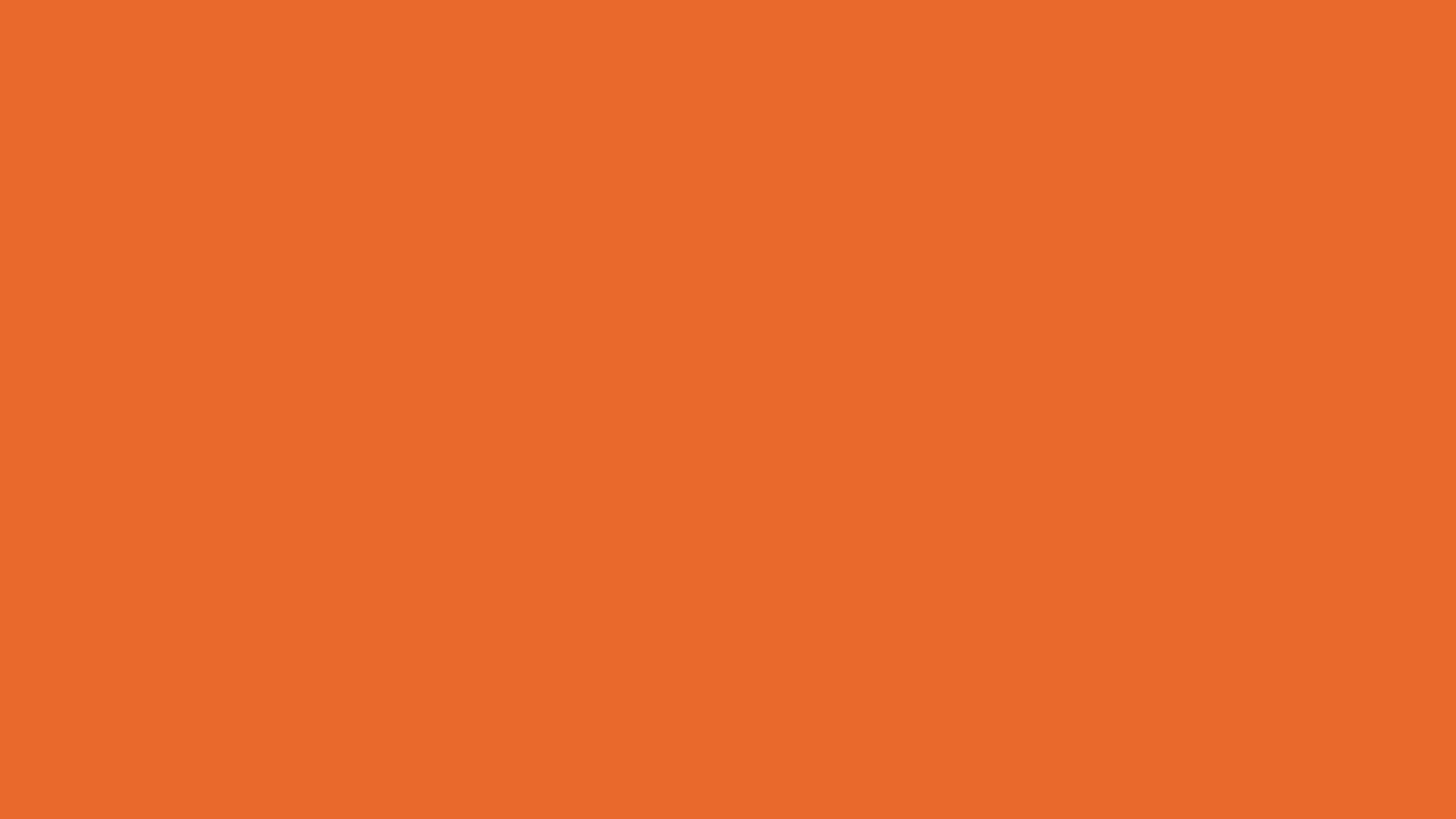 Deep Carrot Orange solid color background preview (#E9692C)