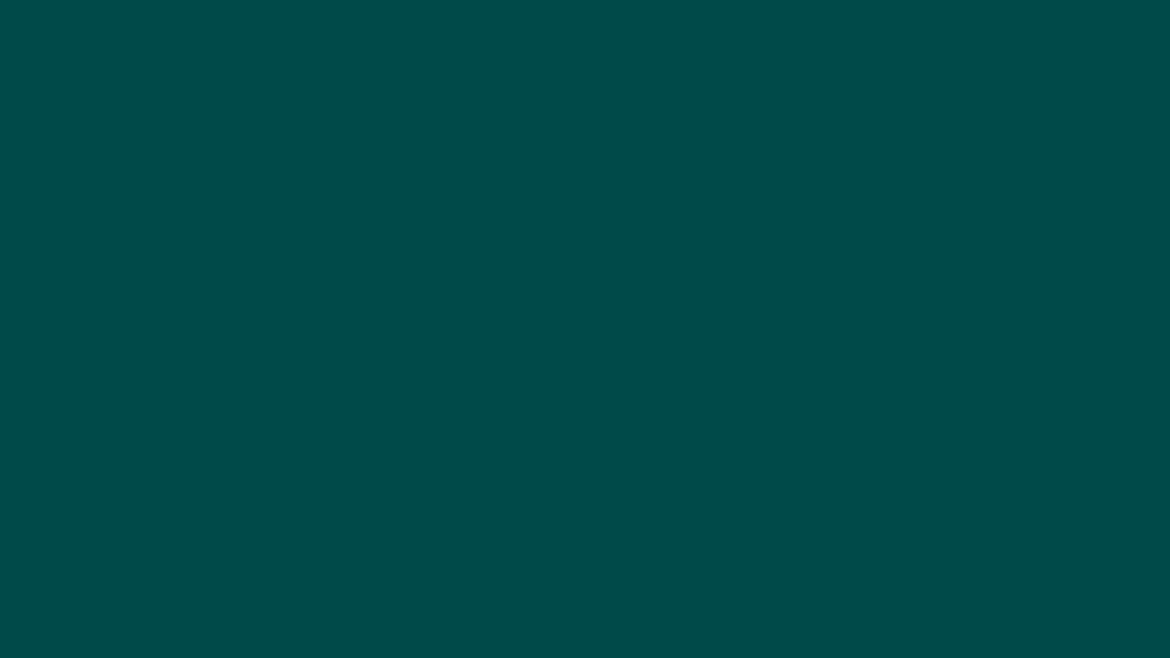 Deep Jungle Green solid color background preview (#004B49)
