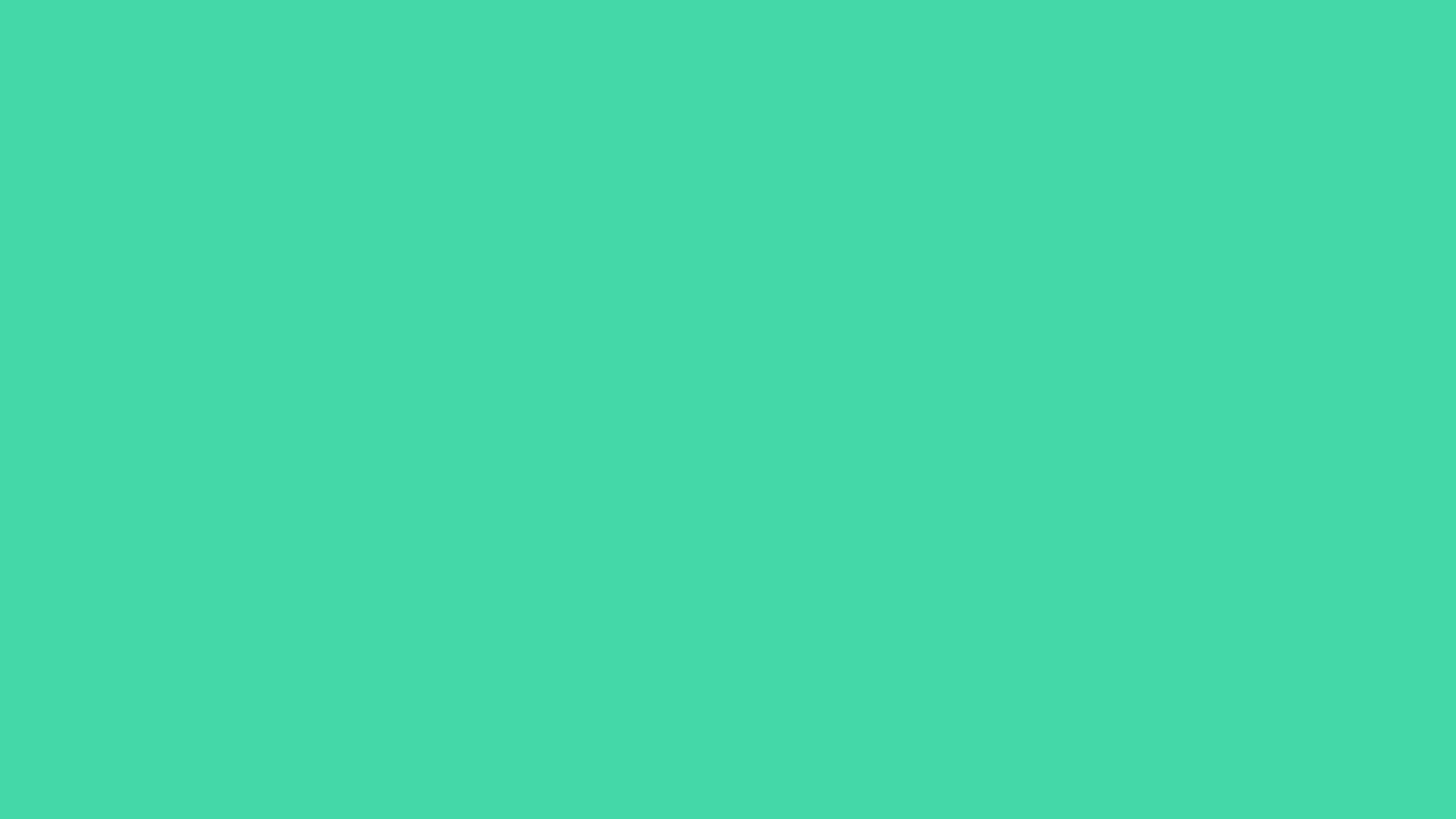 Eucalyptus solid color background preview (#44D7A8)