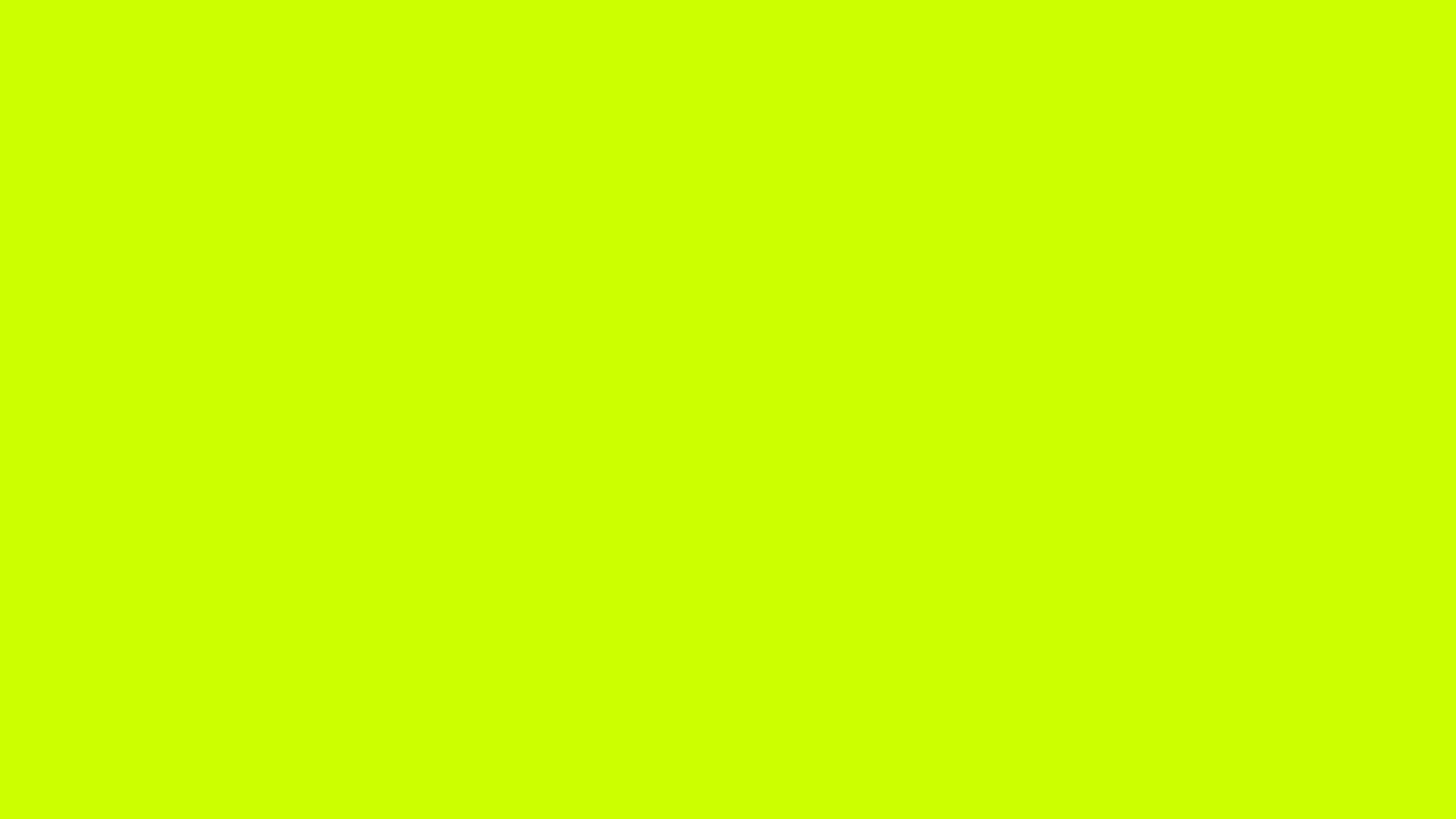 Fluorescent Yellow solid color background preview (#CCFF00)