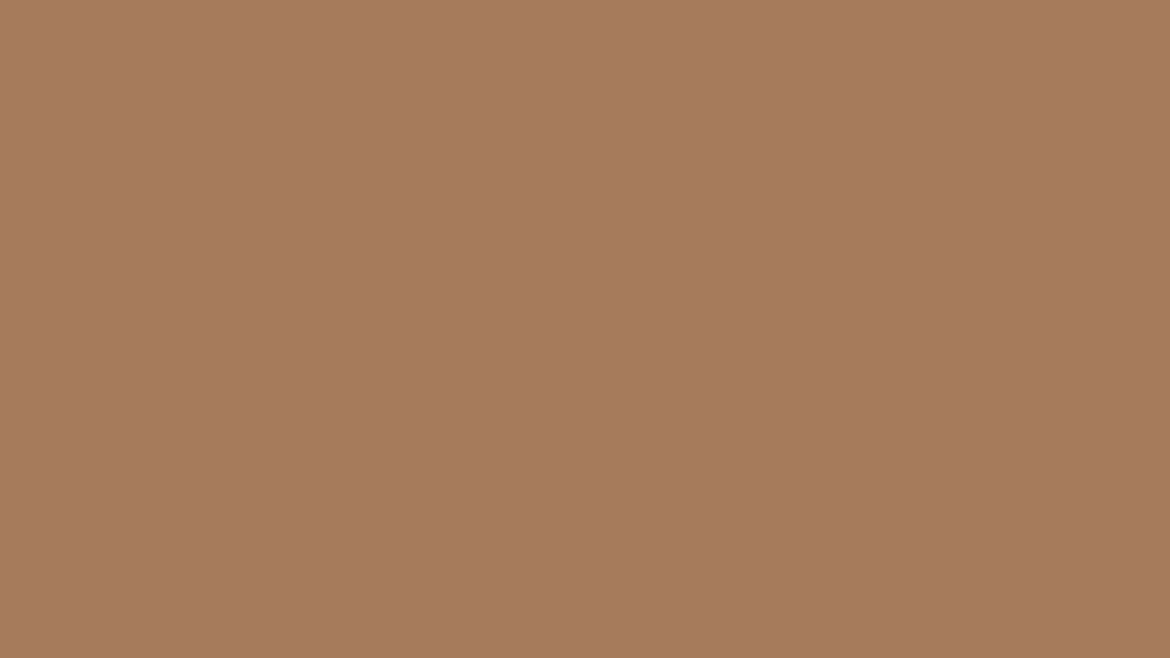 French Beige solid color background preview (#A67B5B)