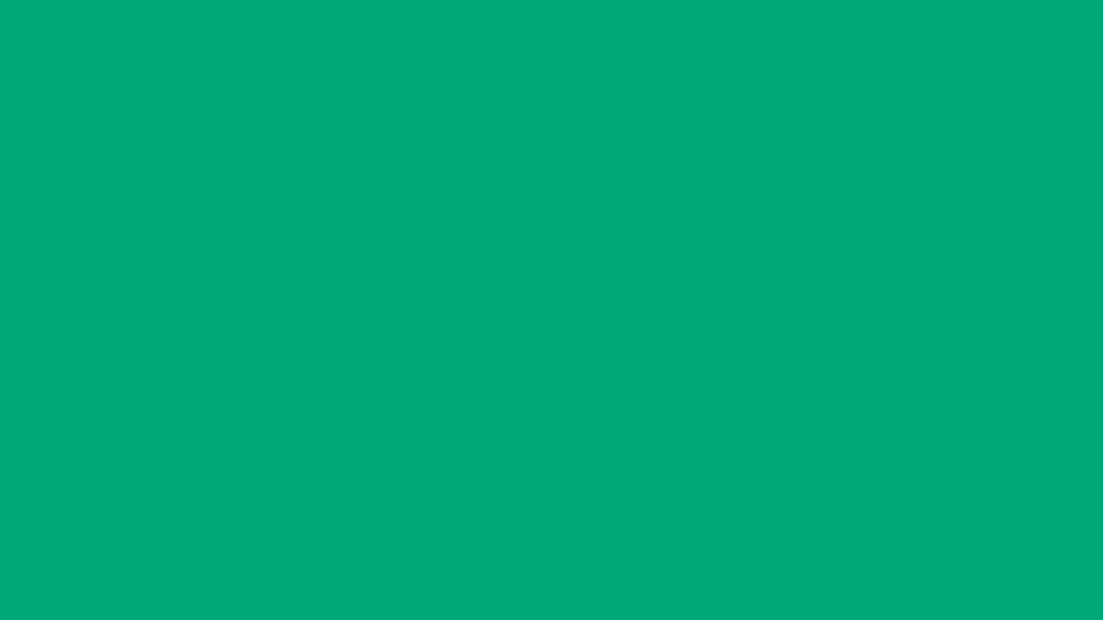 Green (Munsell) solid color background preview (#00A877)