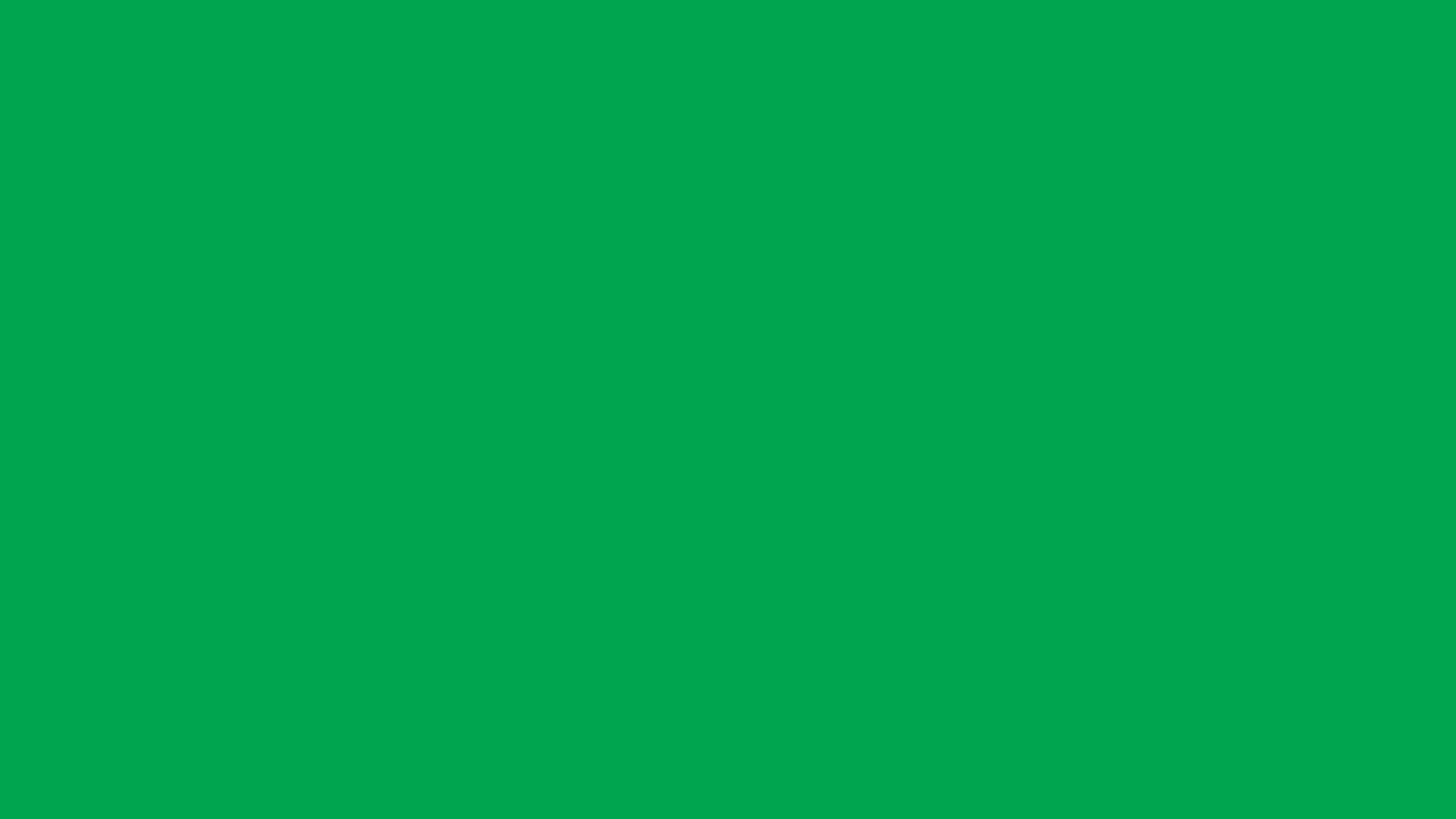 Green (Pigment) solid color background preview (#00A550)