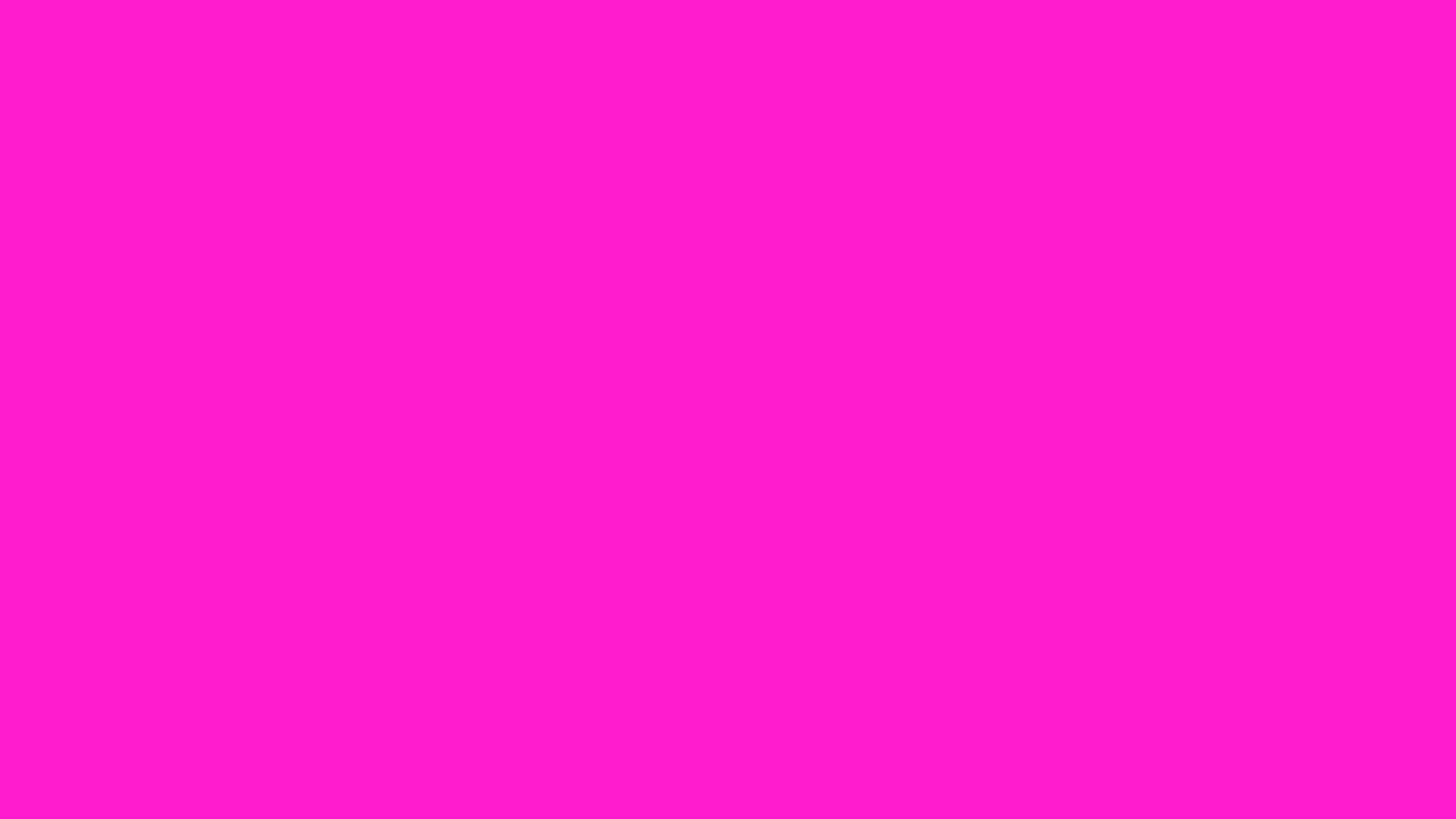 Hot Magenta solid color background preview (#FF1DCE)