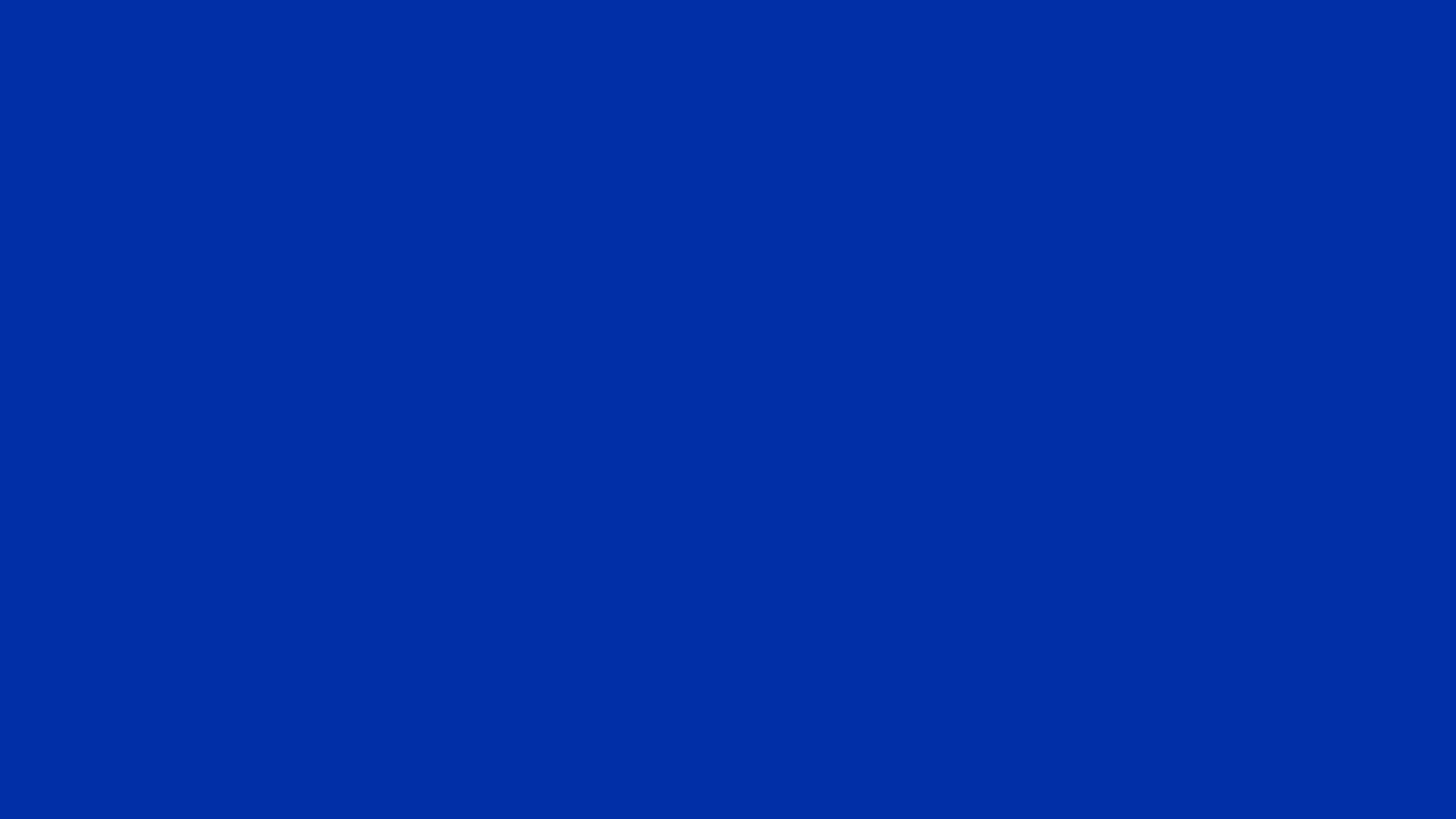 International Klein Blue solid color background preview (#002FA7)