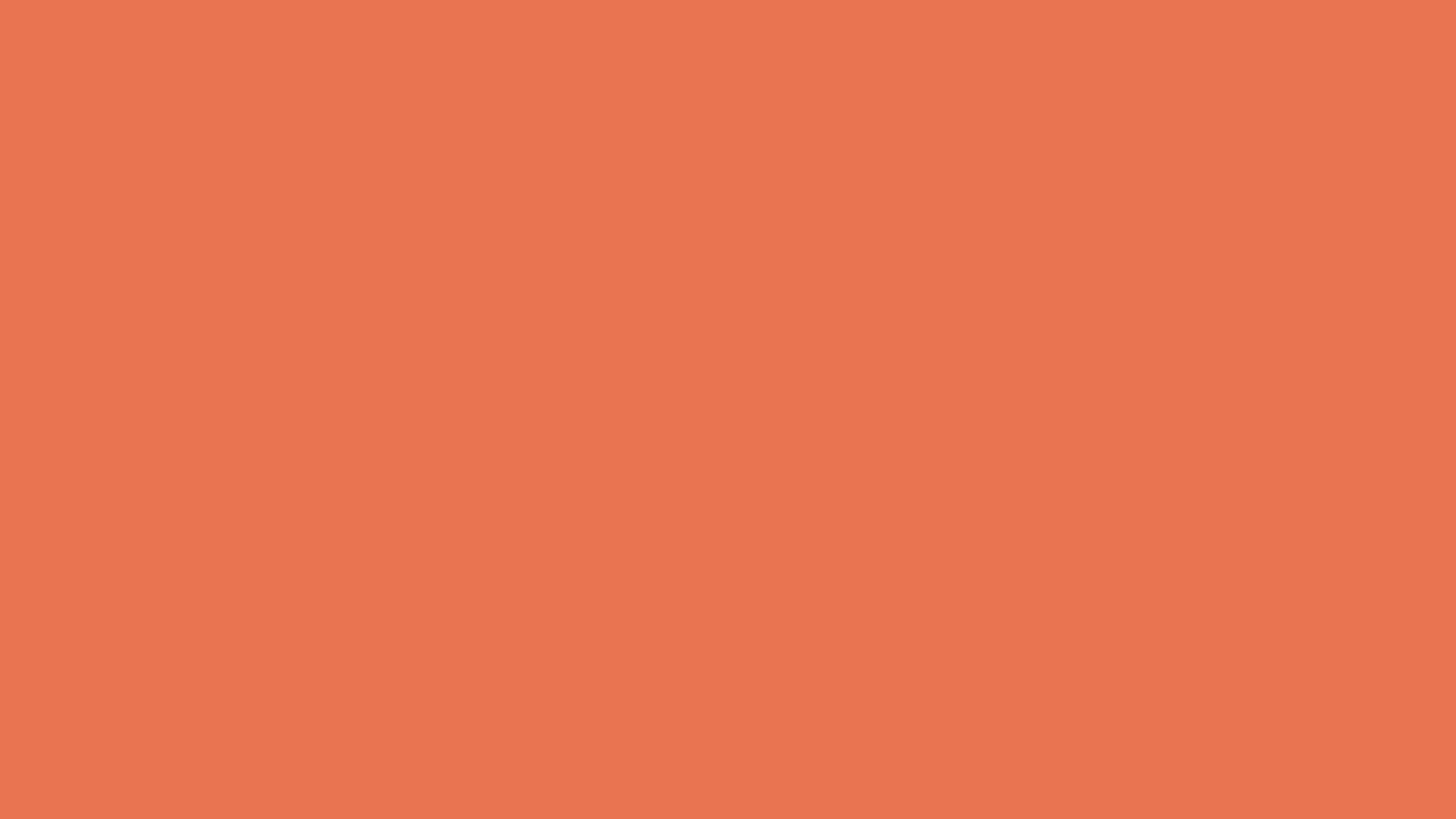 Light Red Ochre solid color background preview (#E97451)