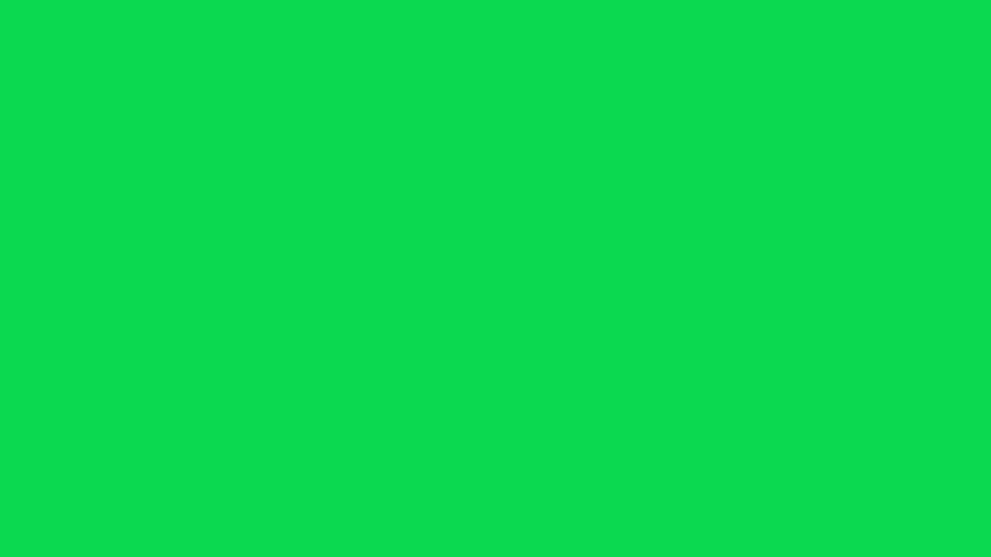 Malachite solid color background preview (#0BDA51)