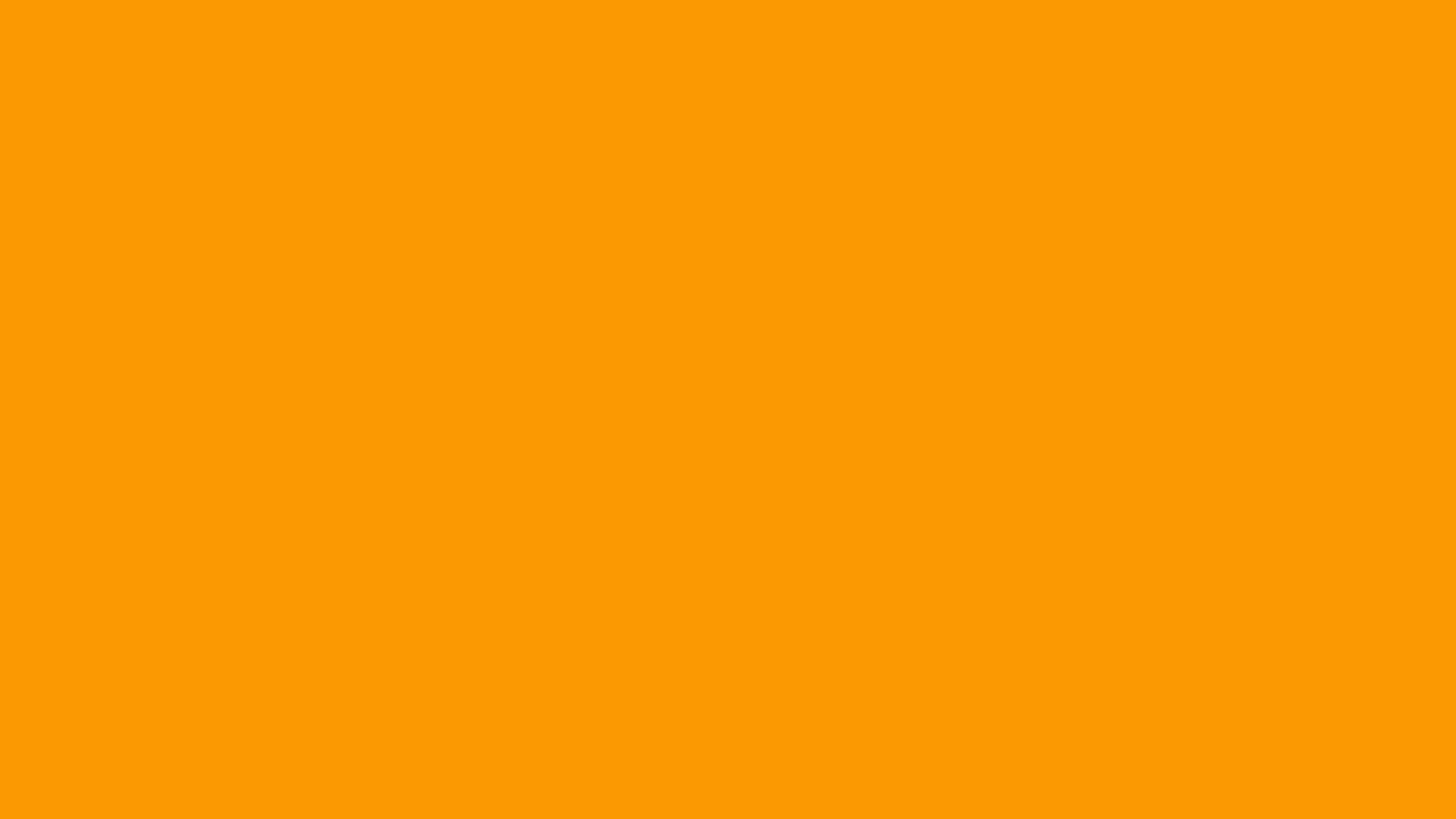 Orange (Ryb) solid color background preview (#FB9902)