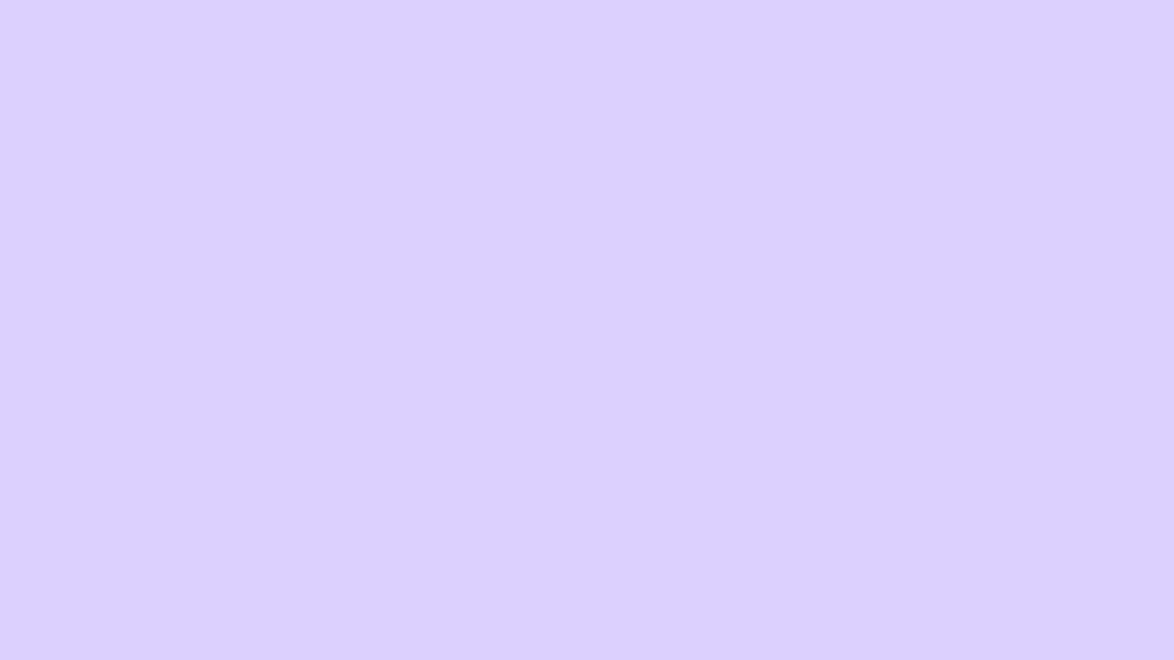 Pale Lavender solid color background preview (#DCD0FF)