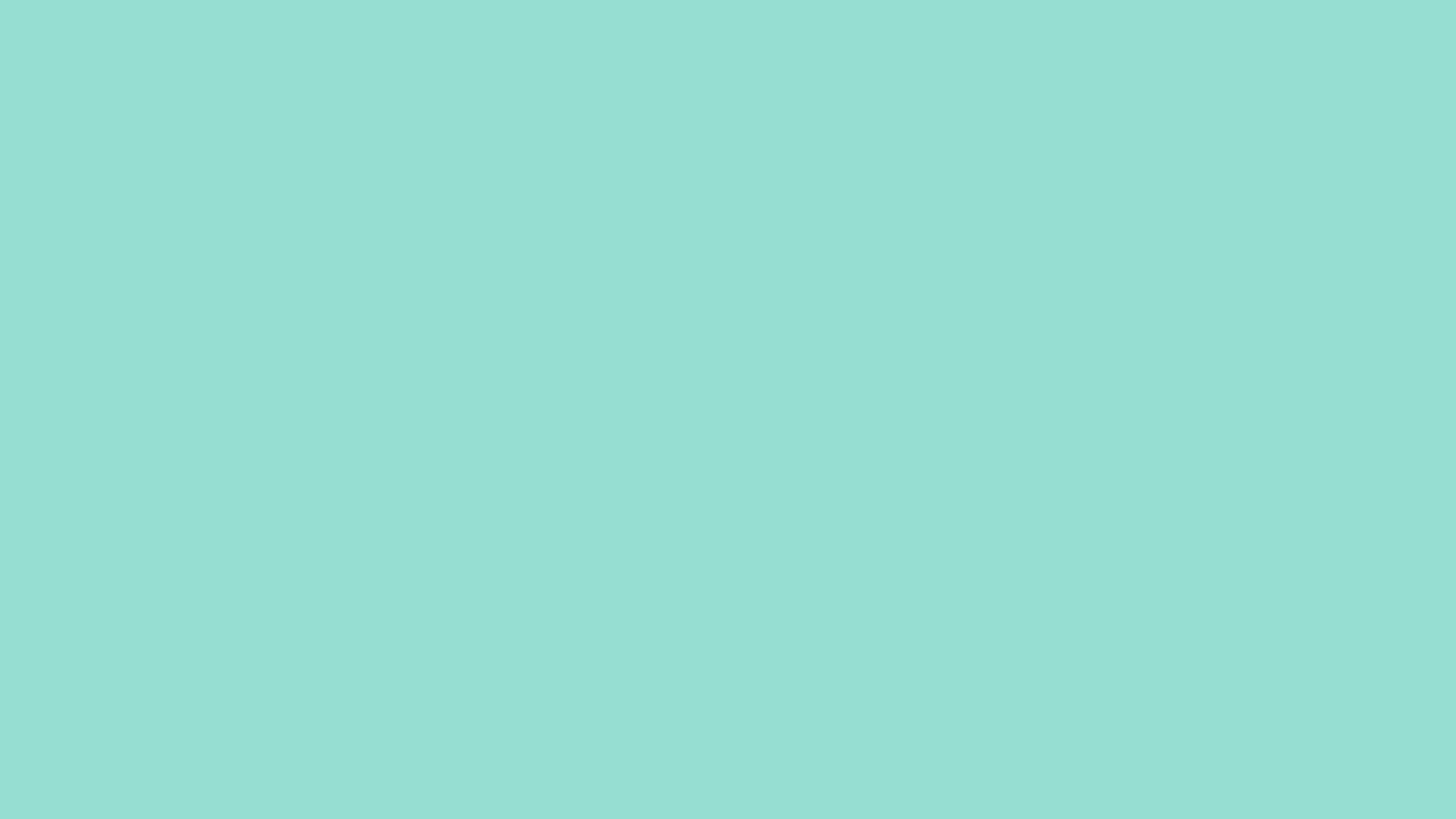 Pale Robin Egg Blue solid color background preview (#96DED1)