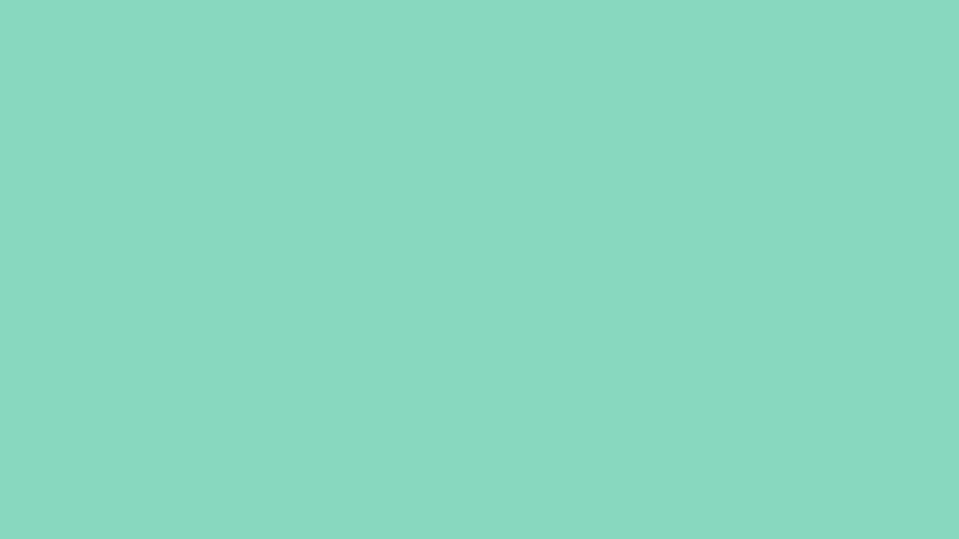 Pearl Aqua solid color background preview (#88D8C0)