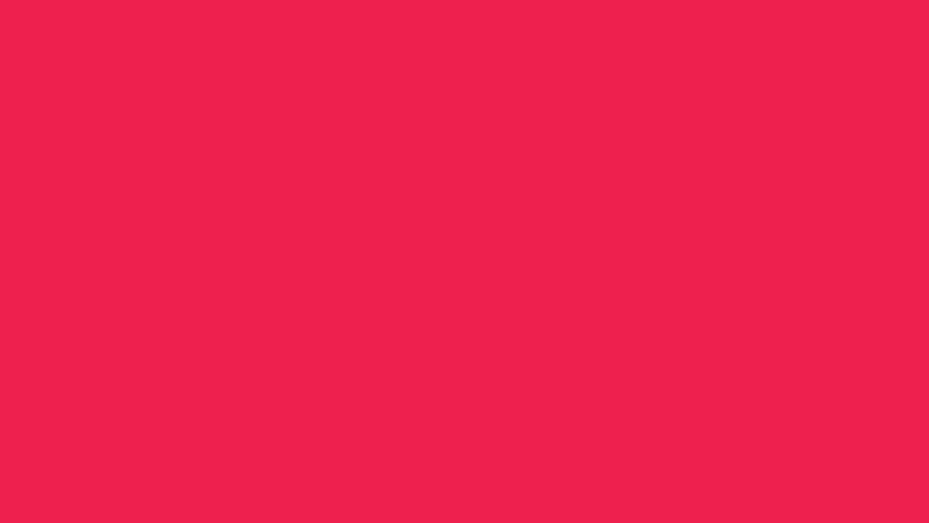 Red (Crayola) solid color background preview (#EE204D)