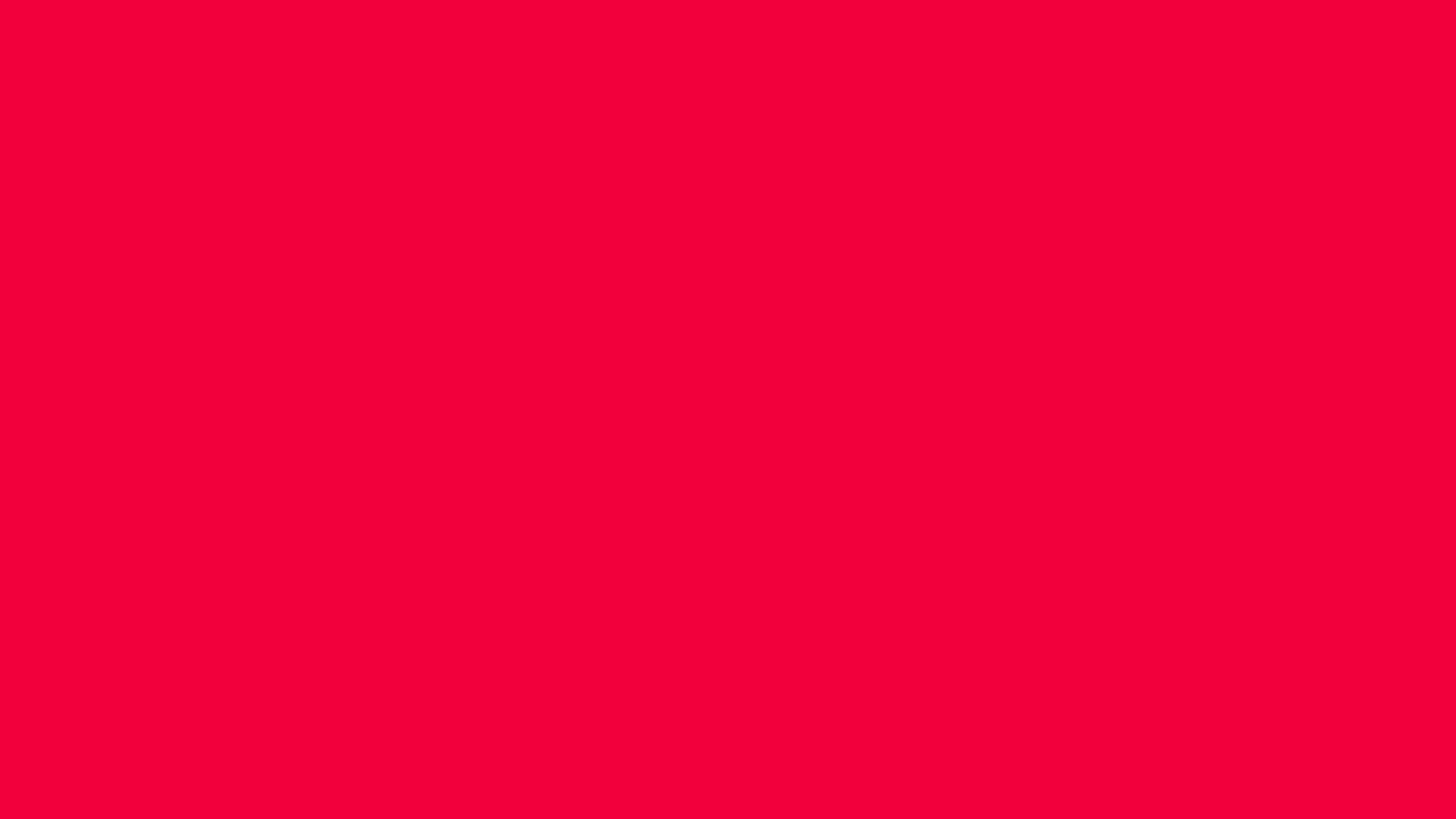 Red (Munsell) solid color background preview (#F2003C)