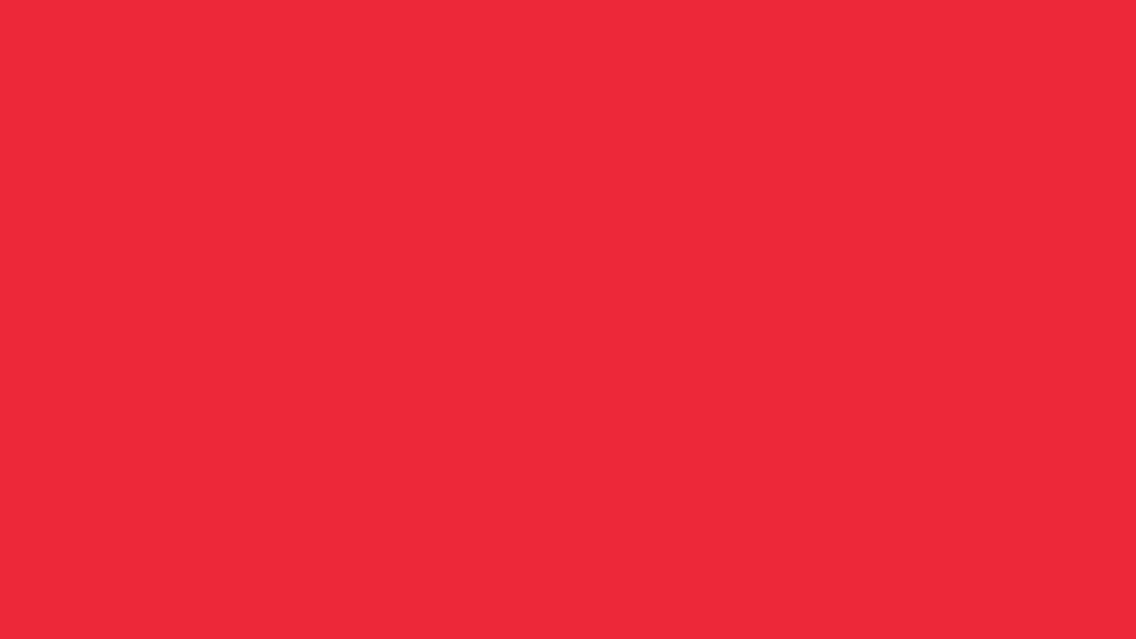 Red (Pantone) solid color background preview (#ED2939)