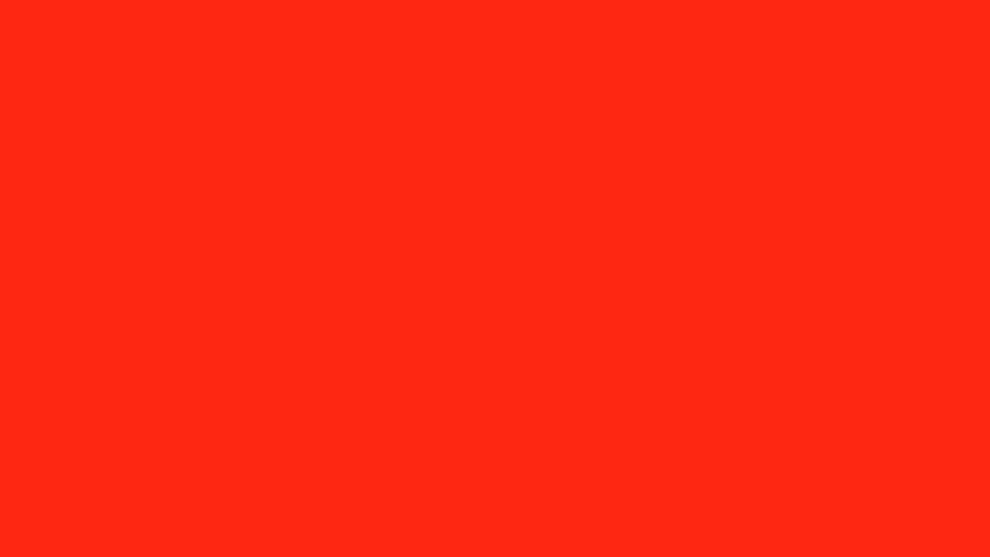 Red (Ryb) solid color background preview (#FE2712)