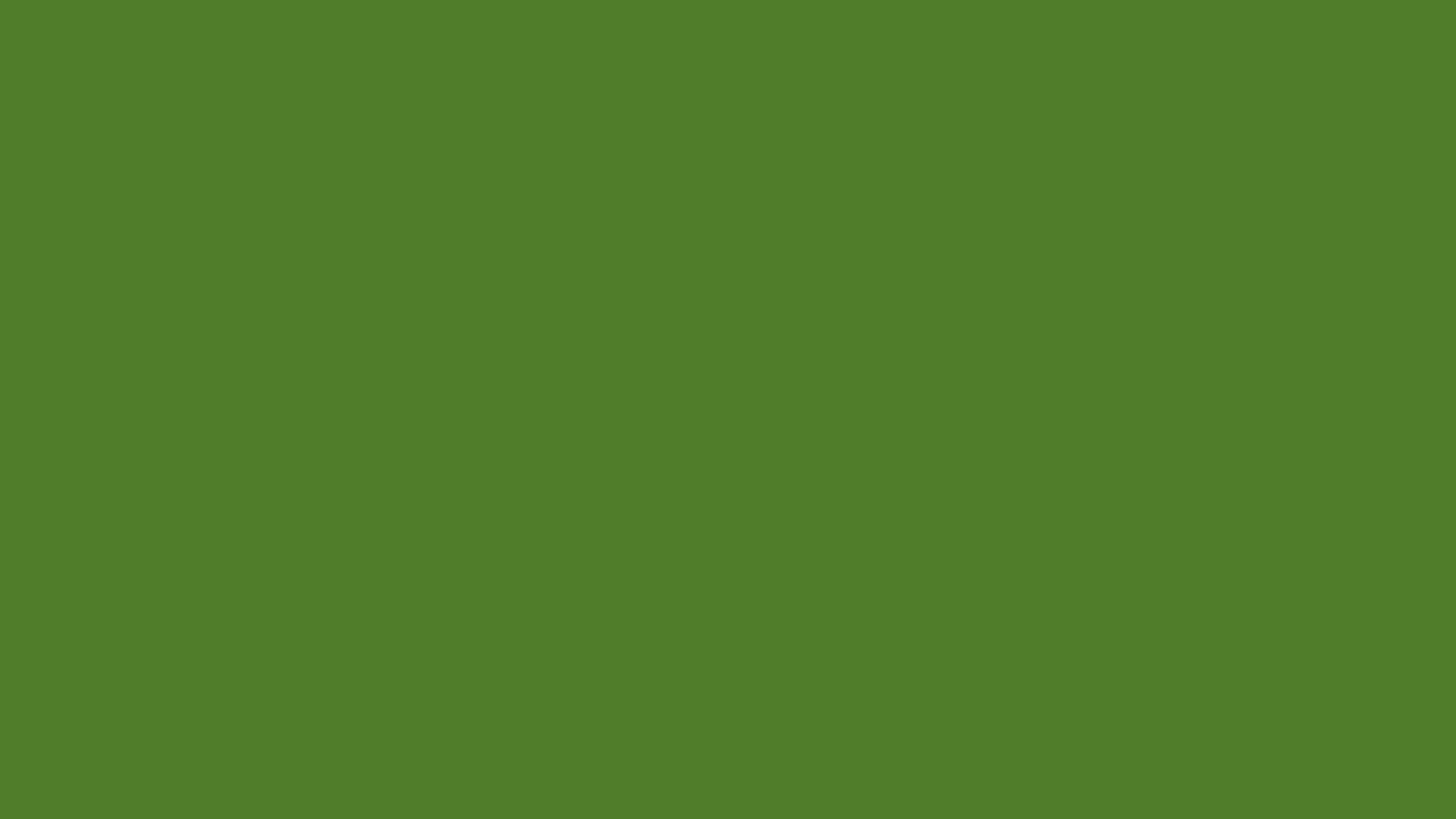 Sap Green solid color background preview (#507D2A)