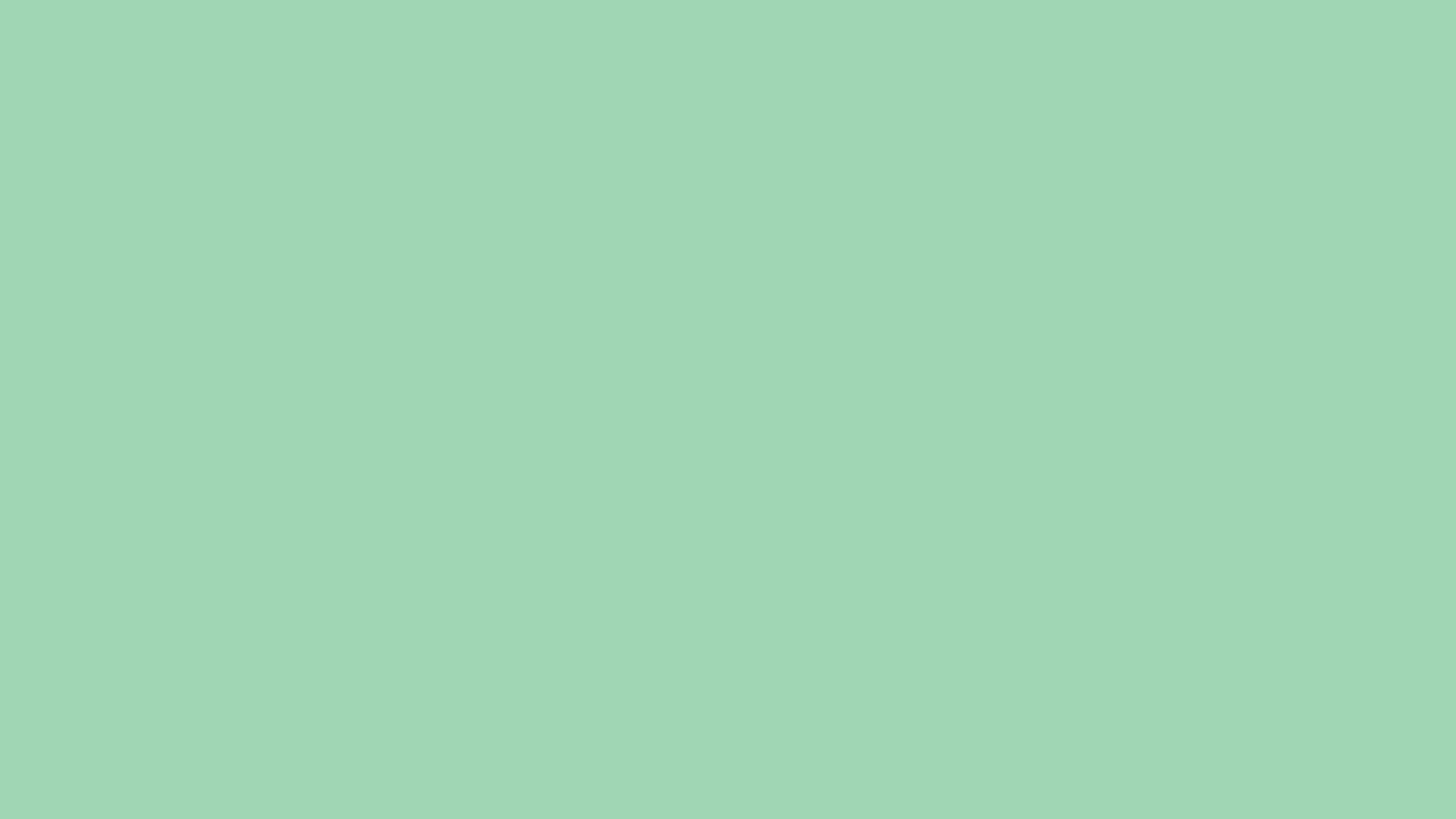 Turquoise Green solid color background preview (#A0D6B4)