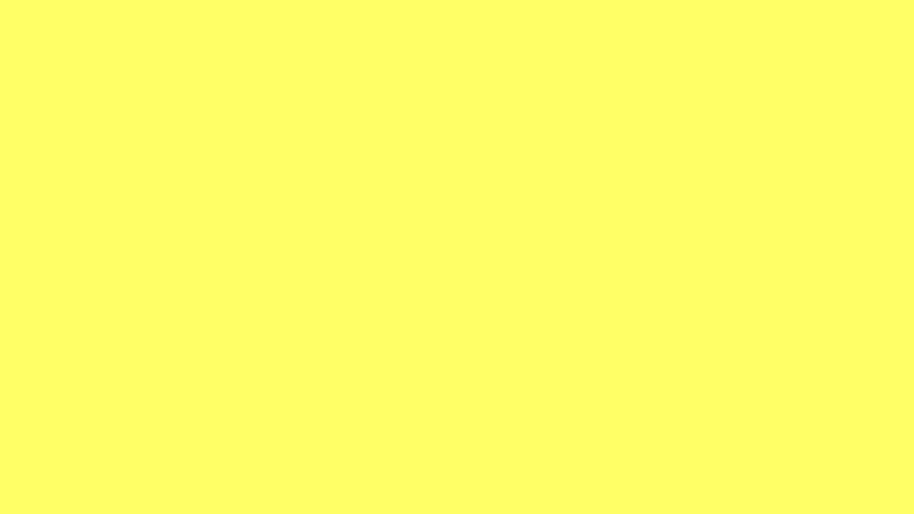 Unmellow Yellow solid color background preview (#FFFF66)