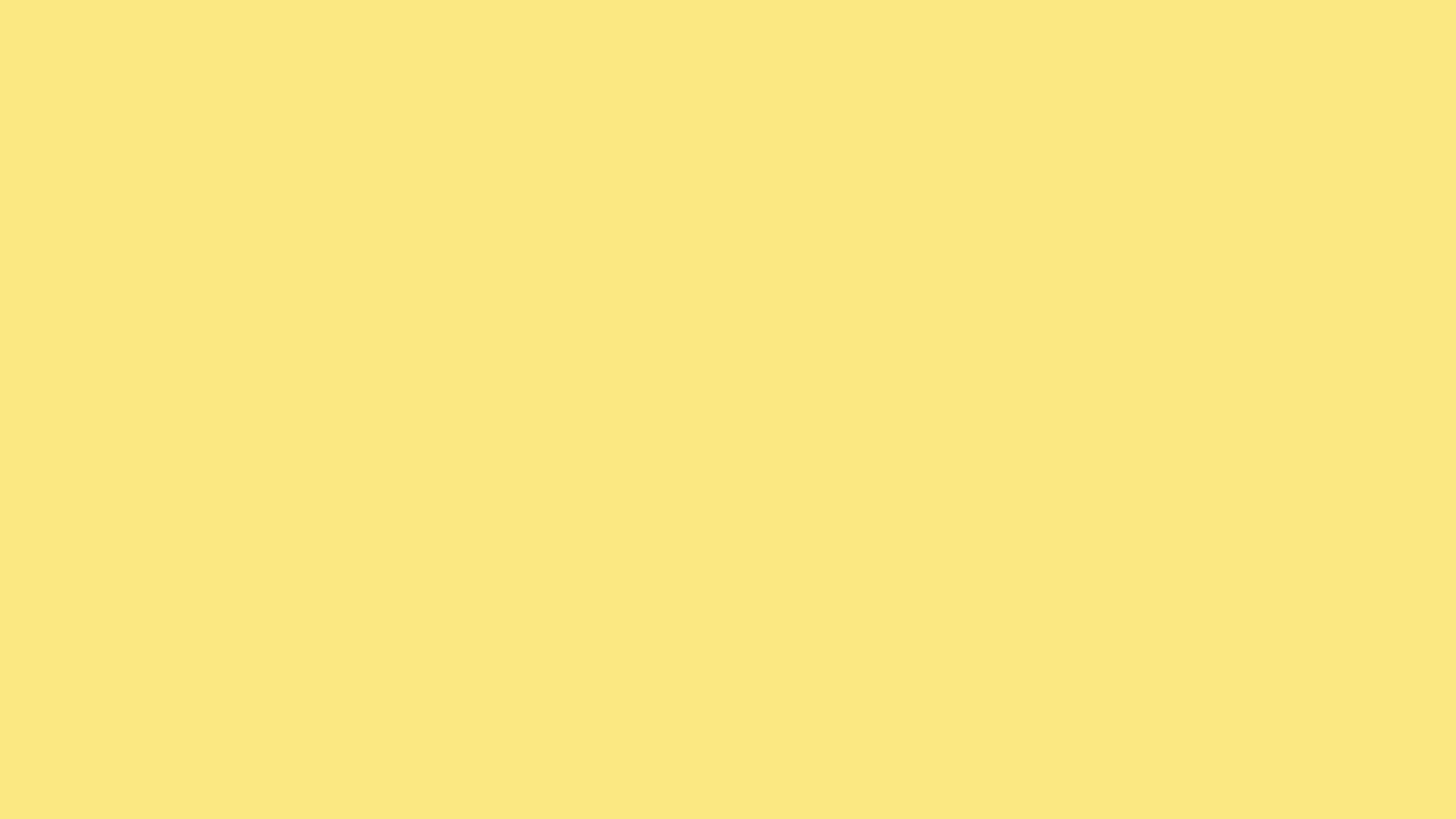 Yellow (Crayola) solid color background preview (#FCE883)